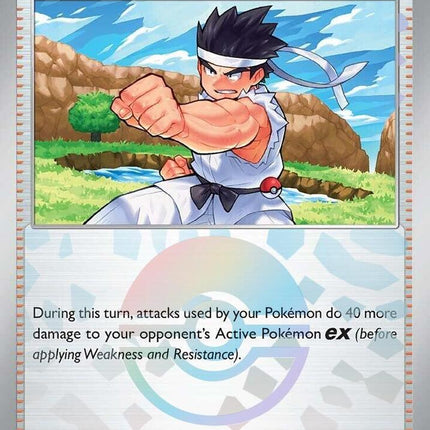 Black Belt's Training (097/131) (Poke Ball Pattern) [Scarlet & Violet: Prismatic Evolutions]