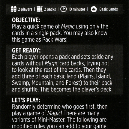 Mini-Master (Magic Minigame) [Commander Legends: Battle for Baldur's Gate Minigame]