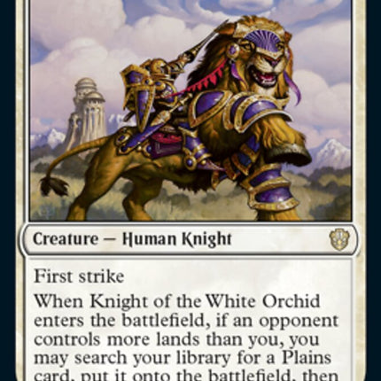 Knight of the White Orchid [Commander 2021]