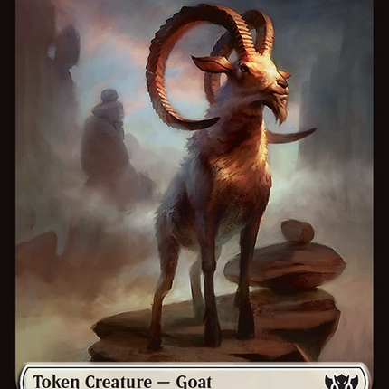 Plant // Goat Double-Sided Token [Tarkir: Dragonstorm Commander Tokens]