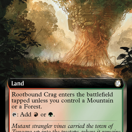 Rootbound Crag (Extended Art) (Surge Foil) [Fallout]