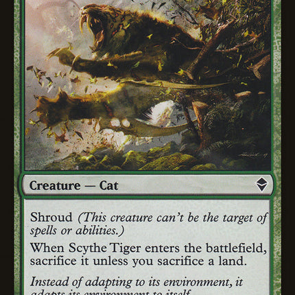 Scythe Tiger [Zendikar]