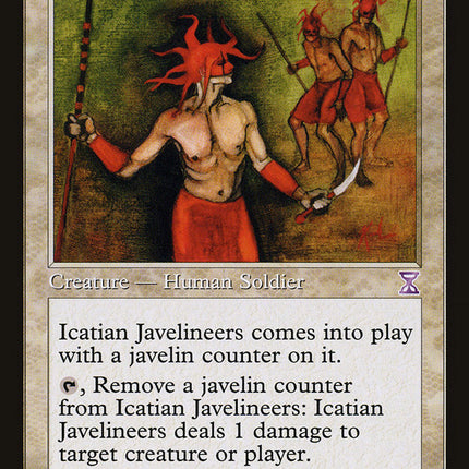 Icatian Javelineers [Time Spiral Timeshifted]