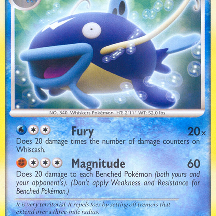 Whiscash (40/123) [Diamond & Pearl: Mysterious Treasures]