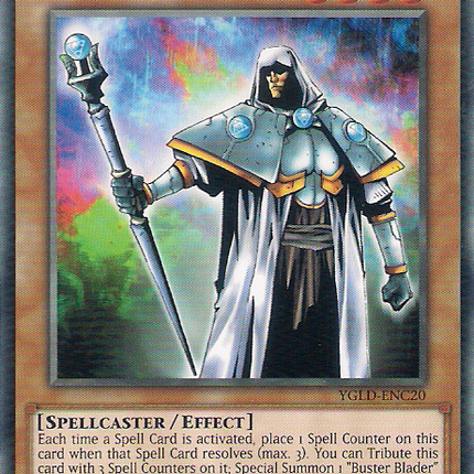 Skilled White Magician [YGLD-ENC20] Common