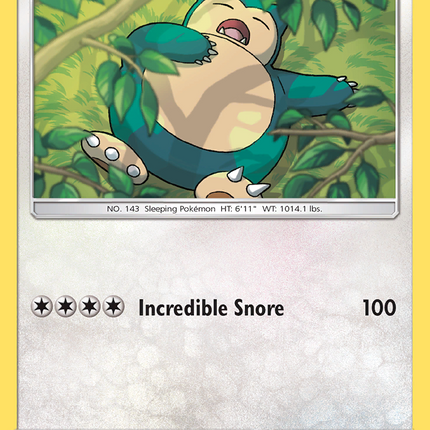 Snorlax (50/68) [Sun & Moon: Hidden Fates]