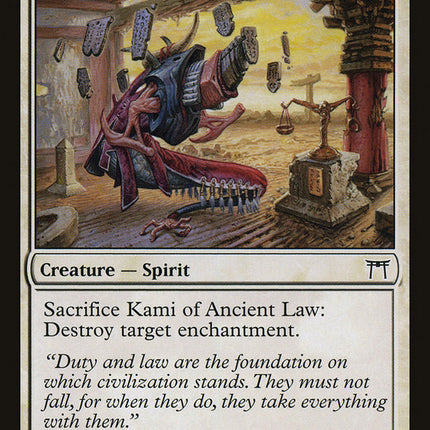 Kami of Ancient Law [Champions of Kamigawa]
