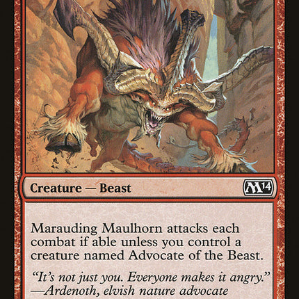 Marauding Maulhorn [Magic 2014]
