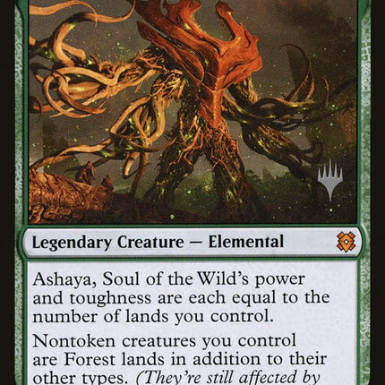 Ashaya, Soul of the Wild (Promo Pack) [Zendikar Rising Promos]