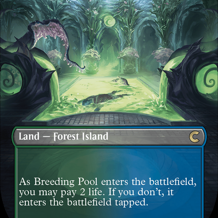 Breeding Pool (Borderless) [Ravnica: Clue Edition]
