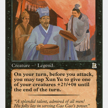 Xun Yu, Wei Advisor [Portal Three Kingdoms]