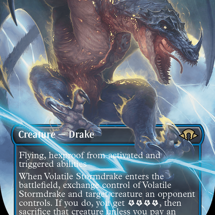 Volatile Stormdrake (Borderless) [Modern Horizons 3]