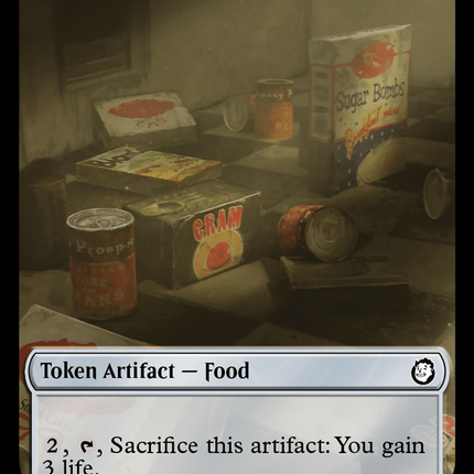 Warrior // Food (0012) Double-Sided Token [Fallout Tokens]