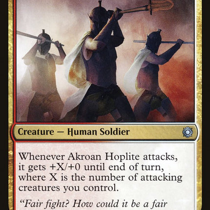 Akroan Hoplite [Conspiracy: Take the Crown]