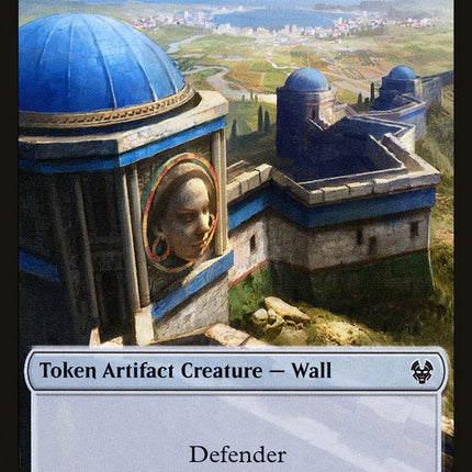 Human Soldier // Wall Double-Sided Token [Theros Beyond Death Tokens]