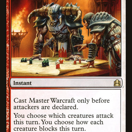 Master Warcraft [Commander 2011]