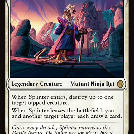 Splinter, Aging Champion [Teenage Mutant Ninja Turtles Commander]
