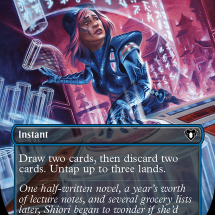 Frantic Search (Borderless Alternate Art) [Commander Masters]