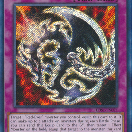 Red-Eyes Fang with Chain [LDS1-EN021] Secret Rare
