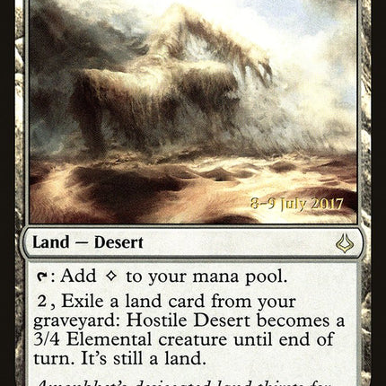 Hostile Desert [Hour of Devastation Prerelease Promos]
