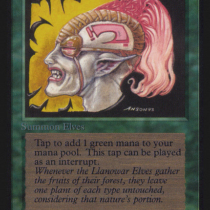 Llanowar Elves [Alpha Edition]