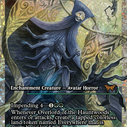 Overlord of the Hauntwoods (Japan Showcase Fracture Foil) [Duskmourn: House of Horror]