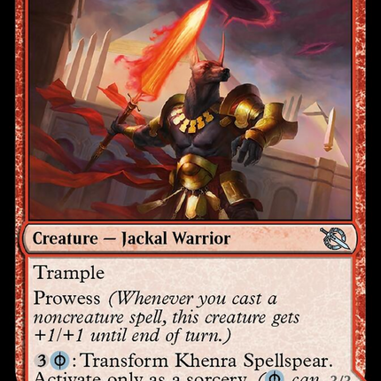Khenra Spellspear // Gitaxian Spellstalker [March of the Machine]