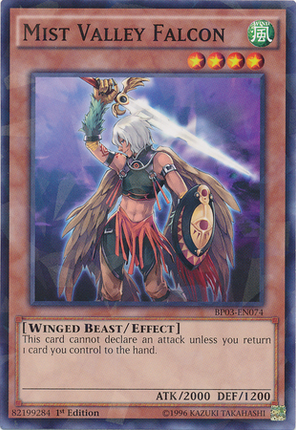 Mist Valley Falcon [BP03-EN074] Shatterfoil Rare