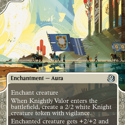 Knightly Valor [Wilds of Eldraine: Enchanting Tales]