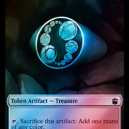 Human Noble // Treasure (0063) Double-Sided Token (Surge Foil) [Doctor Who Tokens]