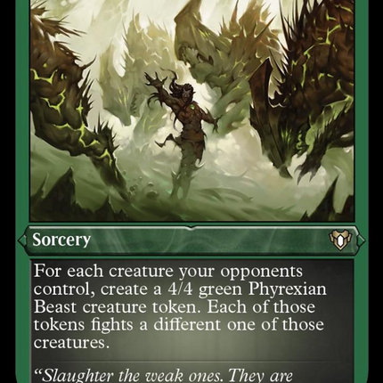 Ezuri's Predation (Foil Etched) [Commander Masters]