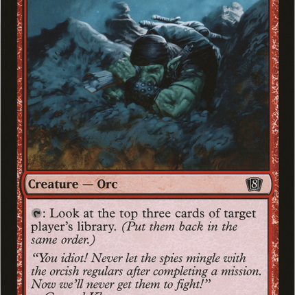 Orcish Spy (Oversized) [Eighth Edition Box Topper]