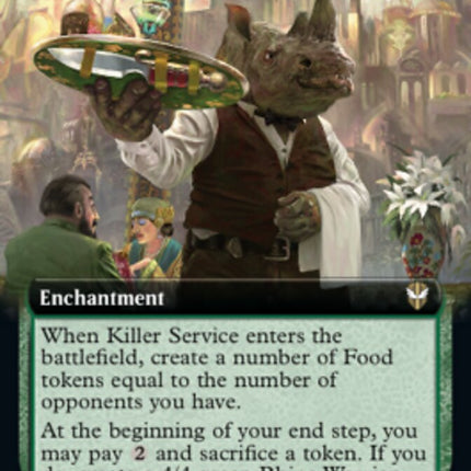 Killer Service (Extended Art) [Streets of New Capenna Commander]
