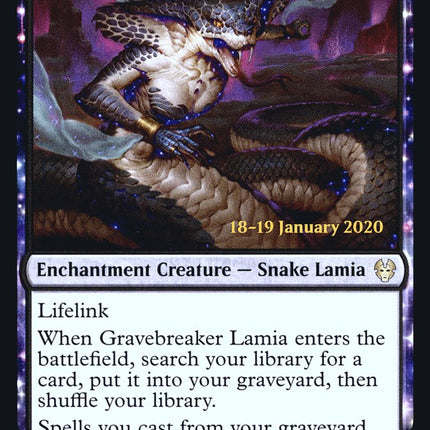 Gravebreaker Lamia [Theros Beyond Death Prerelease Promos]