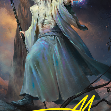 Saruman of Many Colors Art Card (Gold-Stamped Signature) [The Lord of the Rings: Tales of Middle-earth Art Series]