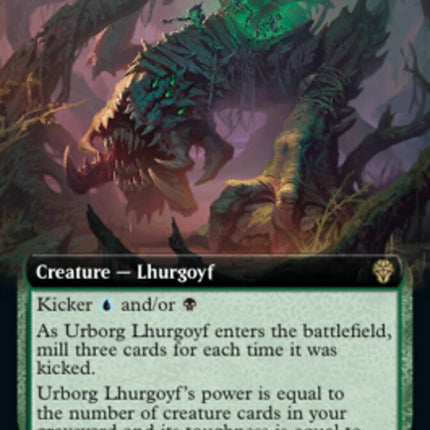 Urborg Lhurgoyf (Extended Art) [Dominaria United]