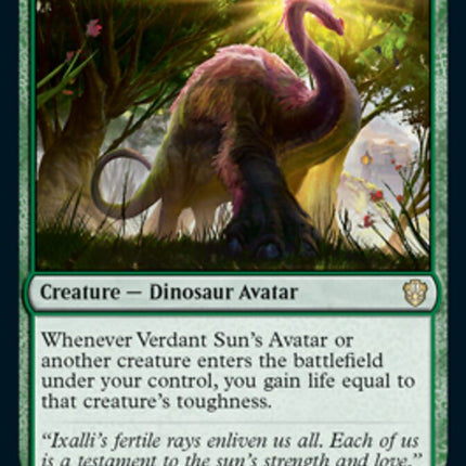 Verdant Sun's Avatar [Commander 2021]