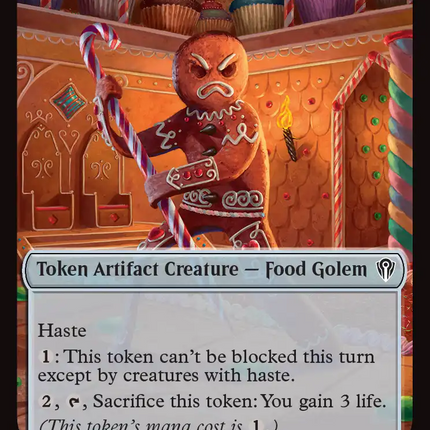 Gingerbrute // Myr Double-Sided Token [Reality Fracture Commander Tokens]