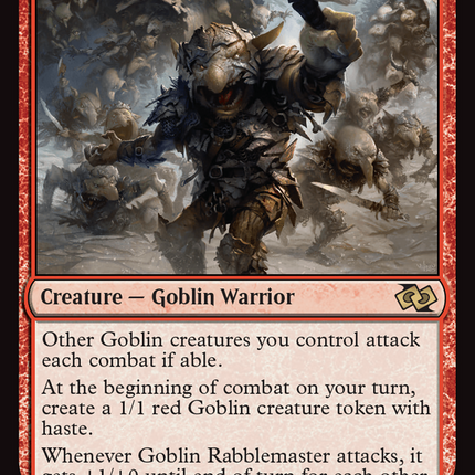 Goblin Rabblemaster [Foundations Jumpstart]