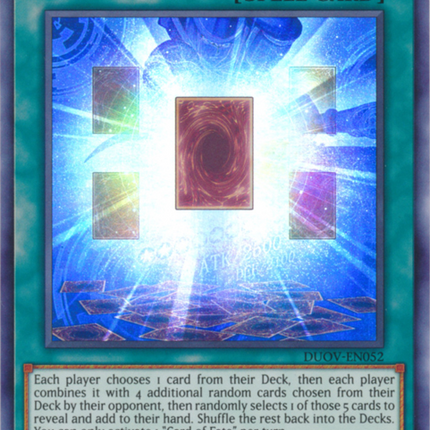 Card of Fate [DUOV-EN052] Ultra Rare