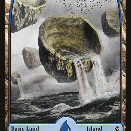 Island (258) (Full Art) [Battle for Zendikar]