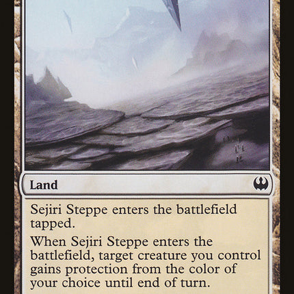 Sejiri Steppe [Duel Decks: Knights vs. Dragons]