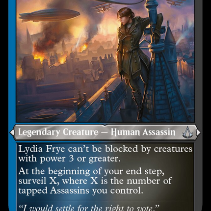 Lydia Frye (Foil Etched) [Assassin's Creed]