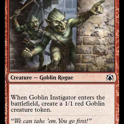 Goblin Instigator [March of the Machine Commander]