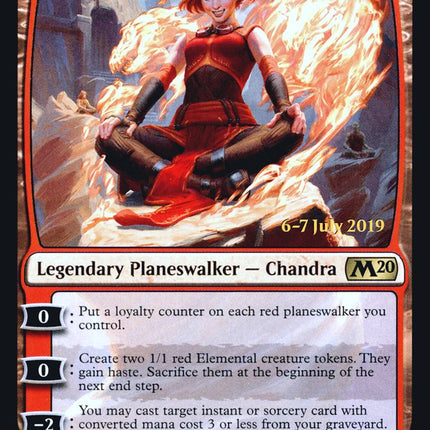 Chandra, Acolyte of Flame [Core Set 2020 Prerelease Promos]