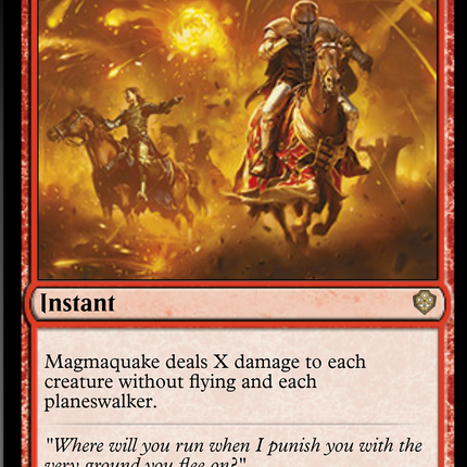 Magmaquake [Starter Commander Decks]