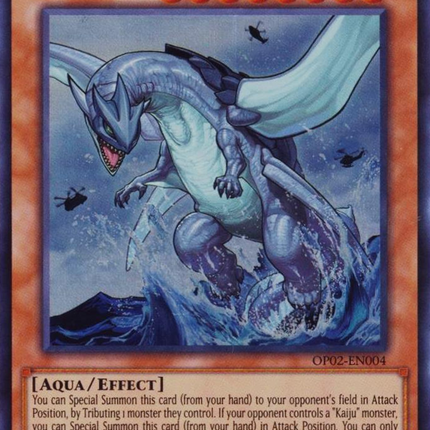 Gameciel, the Sea Turtle Kaiju [OP02-EN004] Super Rare