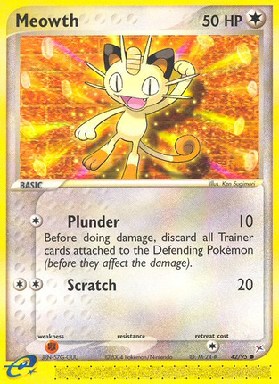 Meowth (42/95) [EX: Team Magma vs Team Aqua]