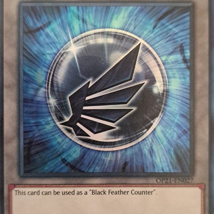 Black Feather Counter [OP21-EN027] Super Rare