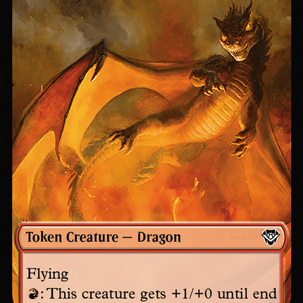 Dragon Egg // Dragon Double-Sided Token [Outlaws of Thunder Junction Commander Tokens]
